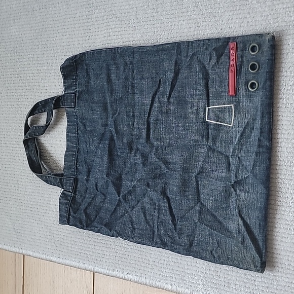 Vintage Prada denim tote - Picture 1 of 3